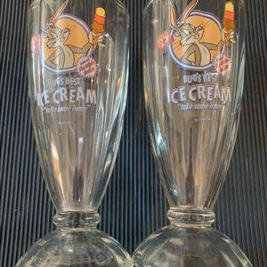 Bugs Bunny Ice Cream Sunday Glasses - set (2)